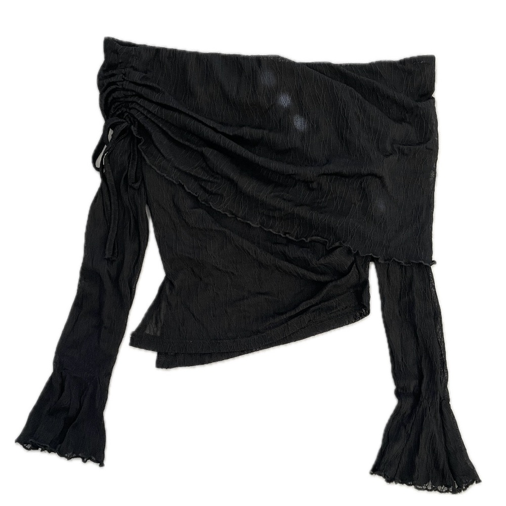 ✰ Dazy Black Lace Off-the-Shoulder Top ✰